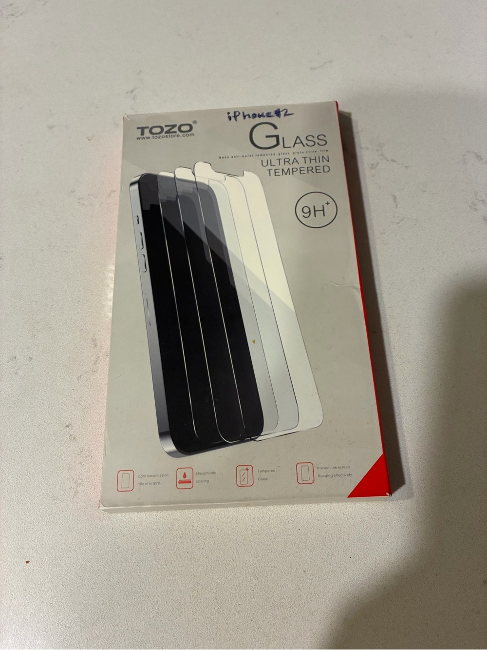 TOZO Ultra-Thin Tempered Glass Screen Protector – iPhone 12 / iPhone 12 Pro (6.1